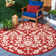 Galena Performance Damask Indoor/Outdoor Area Rug