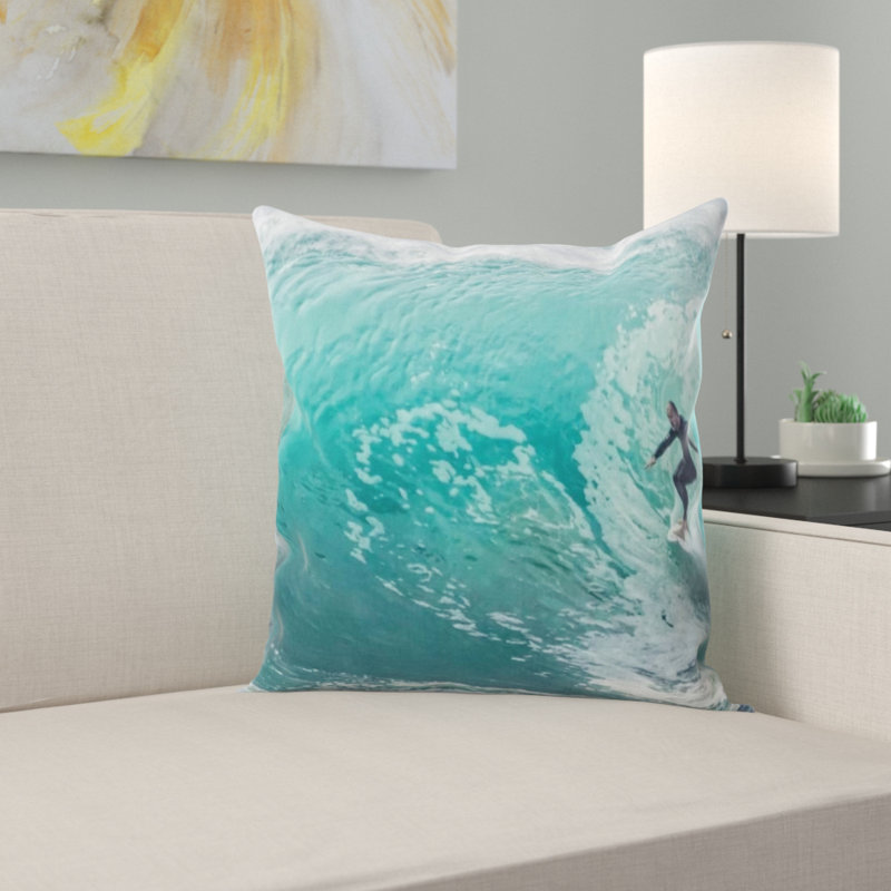 Microsuede Throw Pillow