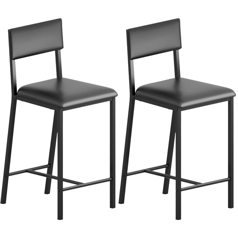 Counter Stool with Metal Frame