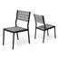 Chaise de salle à manger d'extérieur empilable Deen Auminium-759647204-769630224