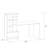 Malaka L-Shaped Computer Desk-240820081-240820084