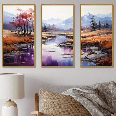 Ensemble d'art sur toile «Al simple»
