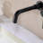 Wall Mount Faucet In Matte Black - Elegant Design, Aerator, Metal Construction For Bathrooms Modern Solid Brass Material, 1 Handle, Aerator No-Splash Water-128924441