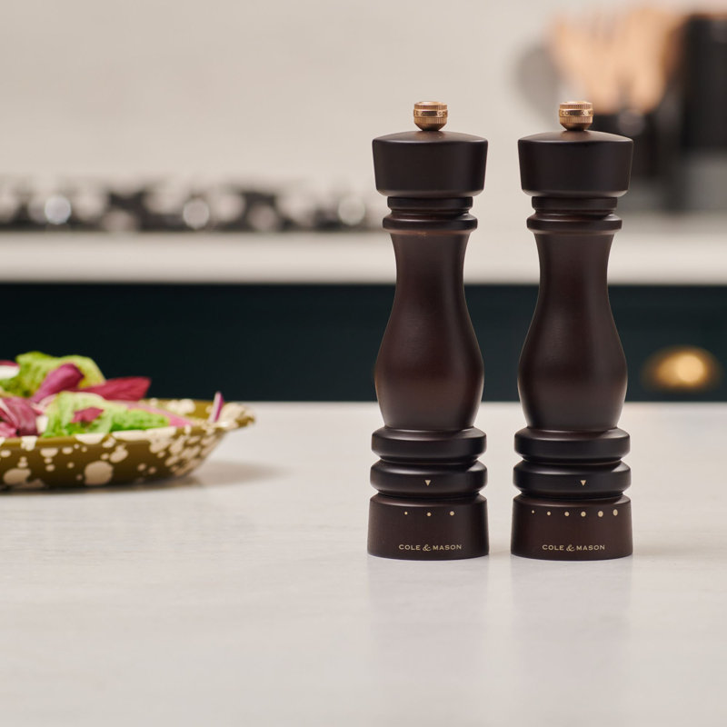 Brand No Power Source Required / Manual Pepper Mill, Brown, 22cm H x 6cm W x 6cm D