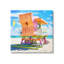 «Dovecove Miami Beach Orange Hut», art de la giclée par LSR Design Studio-283258032-322266169