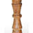 9'' H Wood Tabletop Candlestick