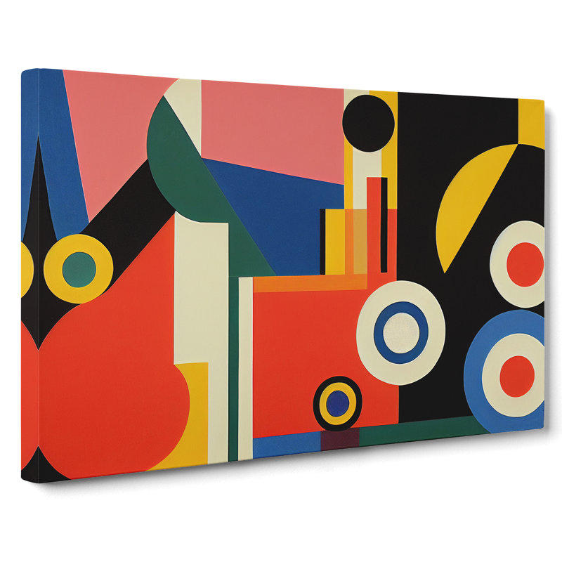 Bauhaus Abstract Vol.1 - Wrapped Canvas Print, 35cm H x 50cm W x 3cm D
