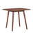 SQUARE DINNING TABLE 60528.00WEG (Dark Walnut)