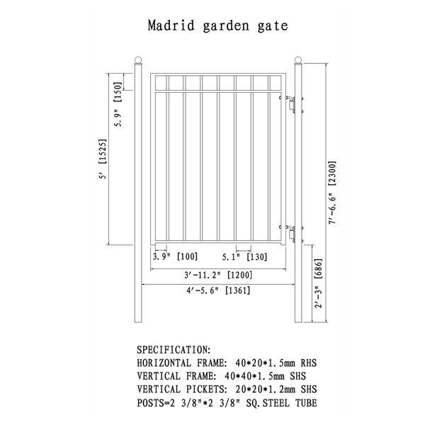 Dimensions du produit