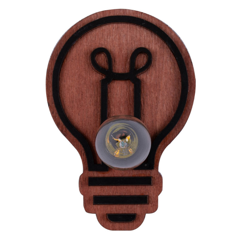 Stacey Manufactured Wood Wallchiere, Black/Red