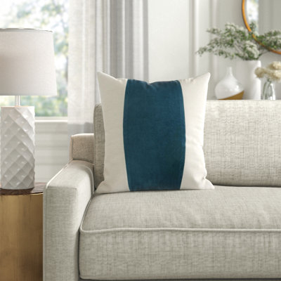 Kat Striped Cotton Throw Pillow