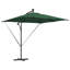Umbrella with LED Strip Lights Polyester and Aluminium Outdoor Parasol-1633500816-1633500822