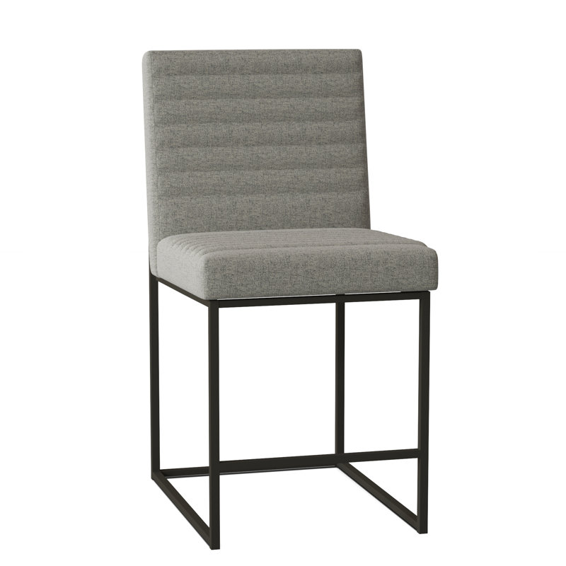Tabouret de comptoir 26 po Uma, 3160 100 % polyester platine