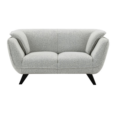 Causeuse Boucle gris clair