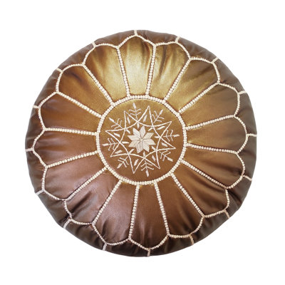 Heinle Leather Pouf