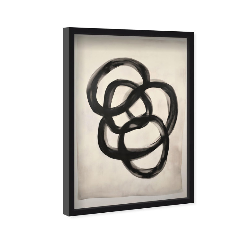 Oliver Gal Urban Mirage II Abstract - Luxury Shadowbox Framed Wall Art, 31.5" H x 21.5" W, Black