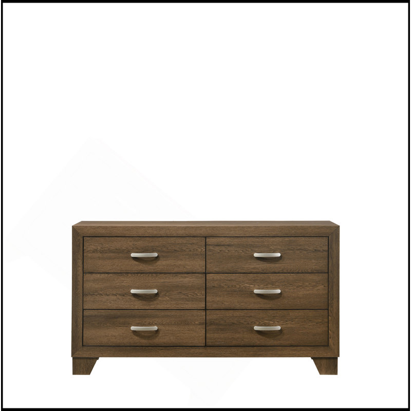 Commode à finition chêne Miquell