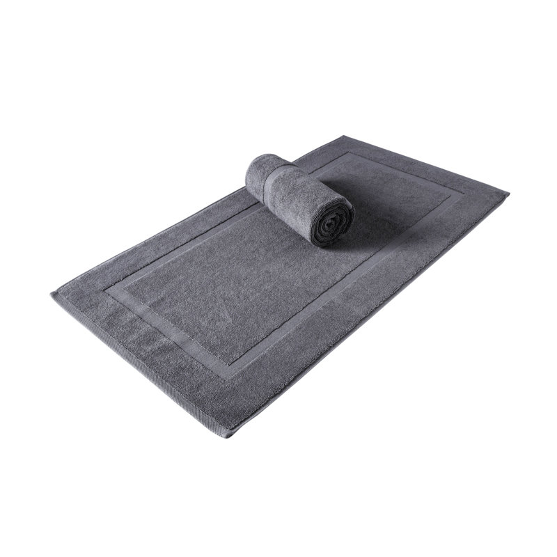 Tapis pour salle de bain Estefano Cambridge, gris