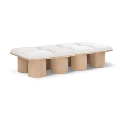 Horatia Boucle Upholstered Bench
