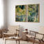 «Tropical Palm 2 Tropical Monstera Banana Leaves», art moderne rustique vert, impression numérique sur toile-111024827-111024837