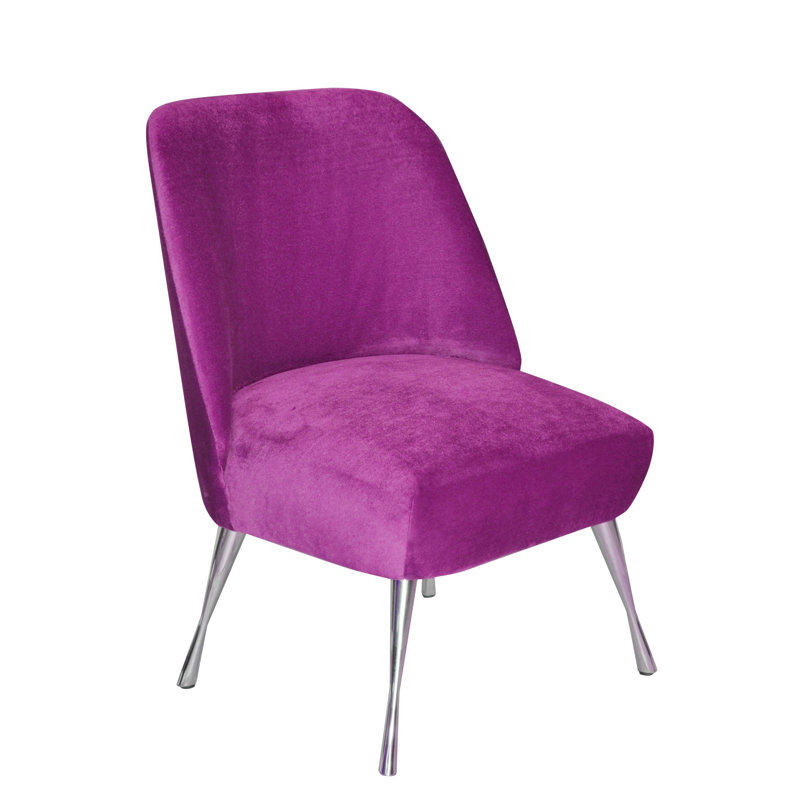 Vintage Upholstered Accent Chair, Amaranth