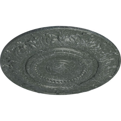 Médaillon de plafond Endurathane Bonetti, DE 20 po x P 1 3/4 po (convient aux auvents jusqu'à 5 1/8 po), finition brique réfractaire peinte à la main
