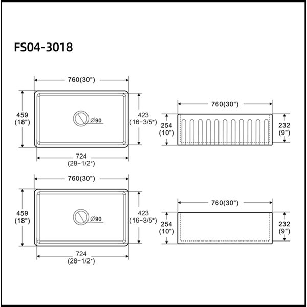 Dimensions du produit