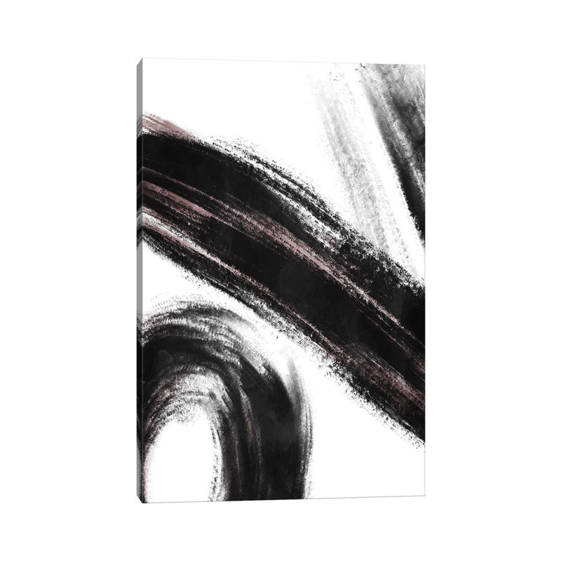 Strokes III by On Rei - Painting on Canvas, Wrapped Canvas, 30.48cm H x 20.32cm W x 1.91cm D