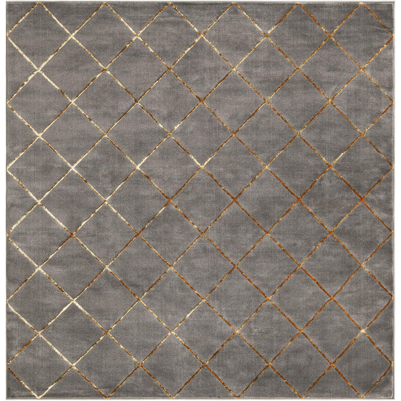 Gris contemporain et gris Etowah, Carré 7 pi 10 po
