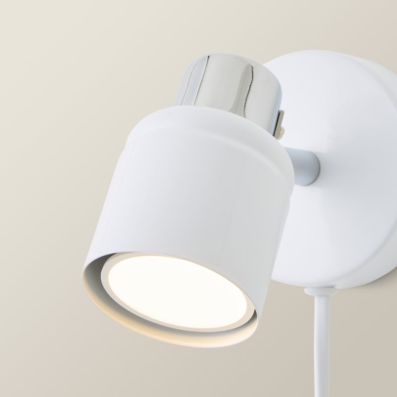Inocente Plug-in Spotlight, 6500K, White, Yes