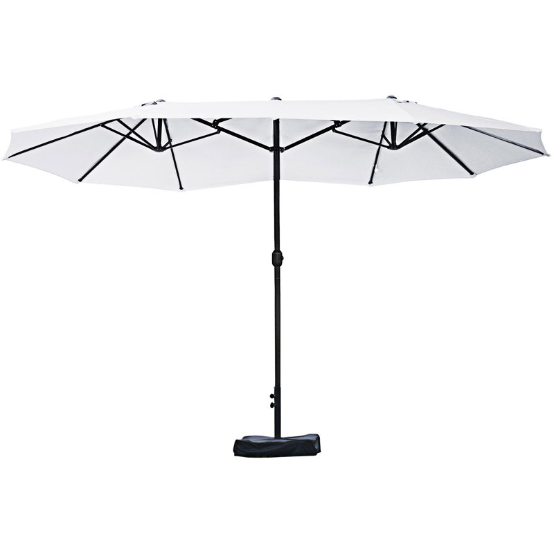 Parasol de patio extérieur avec base