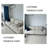 White Polyester Blend Modular Sofa cushion couch