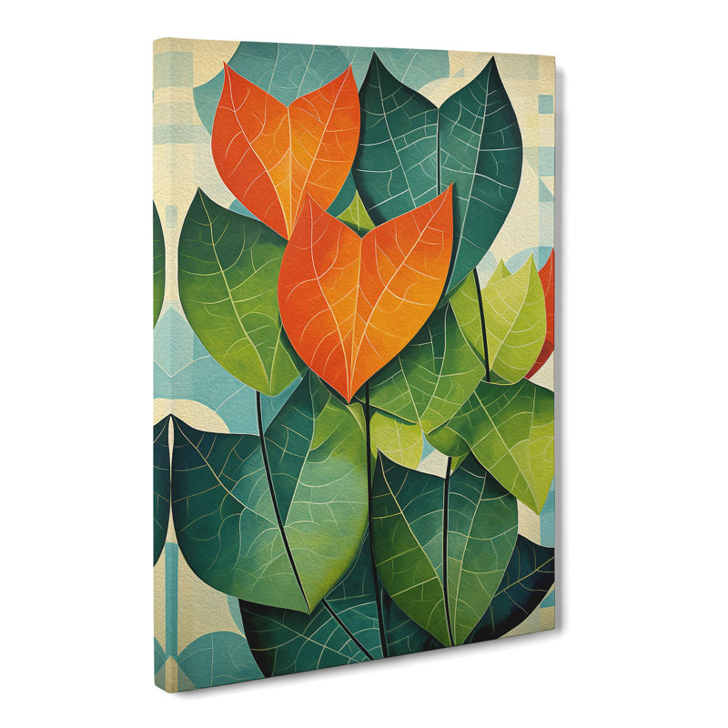 Ivy Leaf Constructivism No.2 - Print, 60cm H x 40cm W x 3cm D