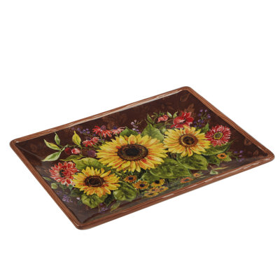 Certified International Harvest Blessings Rectangular Platter