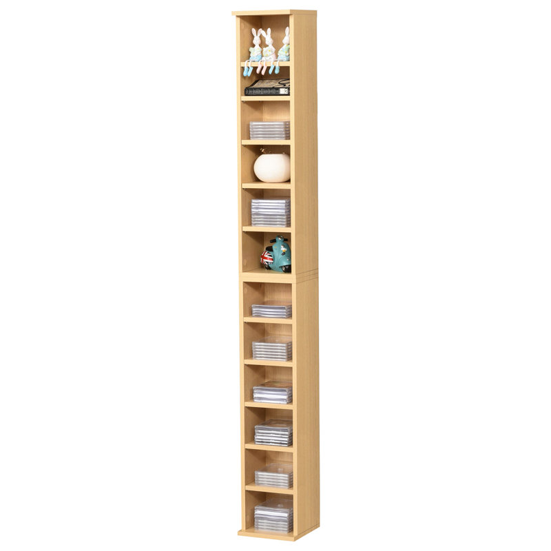 Lorentzen 88.5cm H x 21cm W Standard Bookcase, Wood