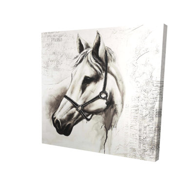 Flicka le cheval blanc, toile de ferme