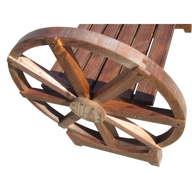 Banc de jardin en bois wheel