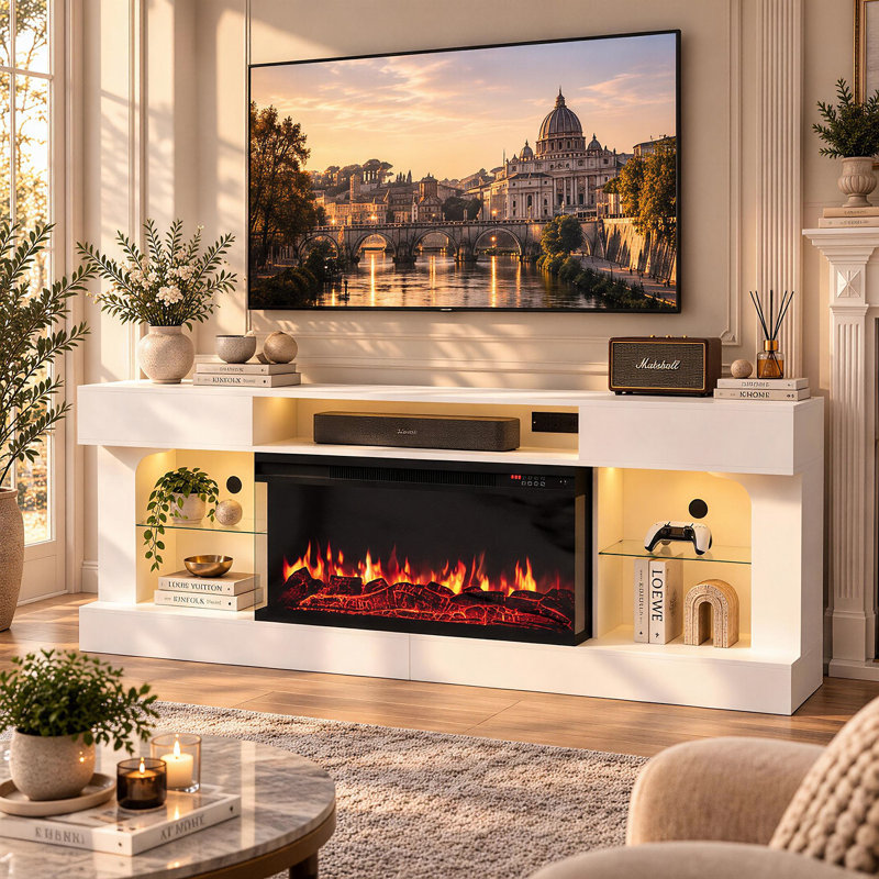 Electric Fireplace TV Stand