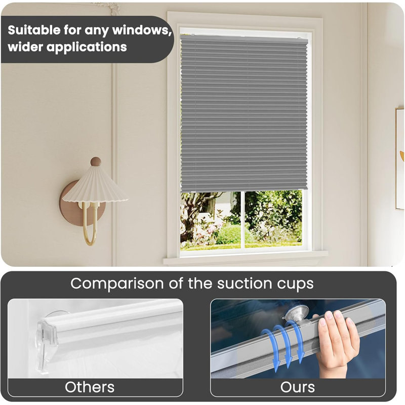 Pleated Blind, 95cmW x 130cmL