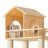 Bianca 61'' Wood Cat Tree with Multi-Level Platforms and 2 Tunnel, Scratching Posts Include