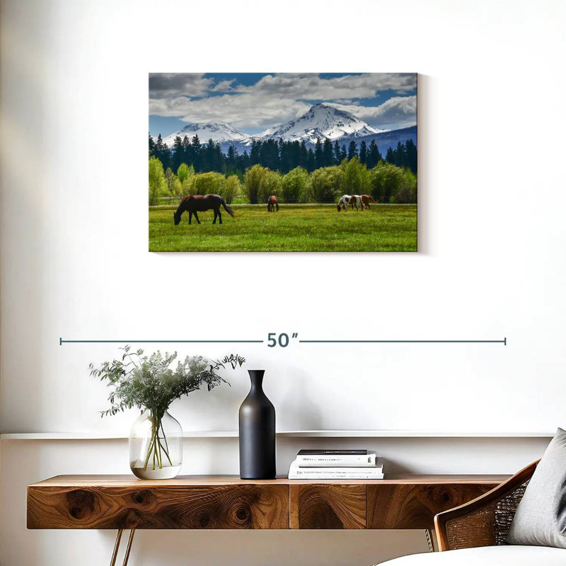 Chevaux Alvord Cascade Range, H 20 po x l 30 po