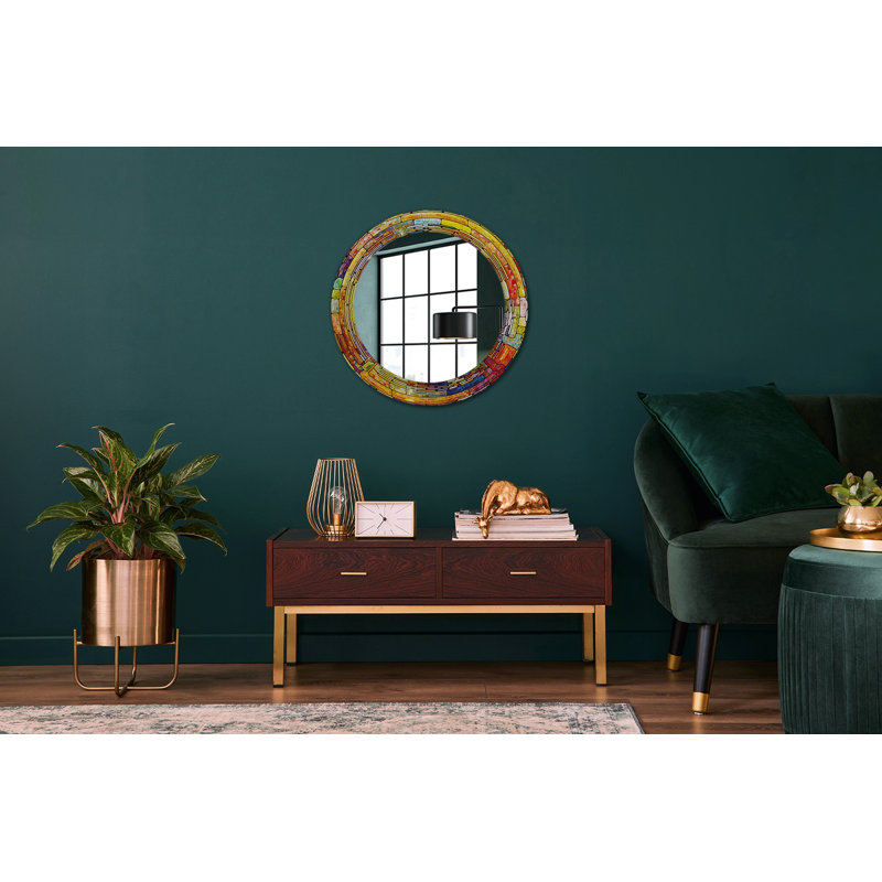 Huldar Glass Flat Wall Mirror