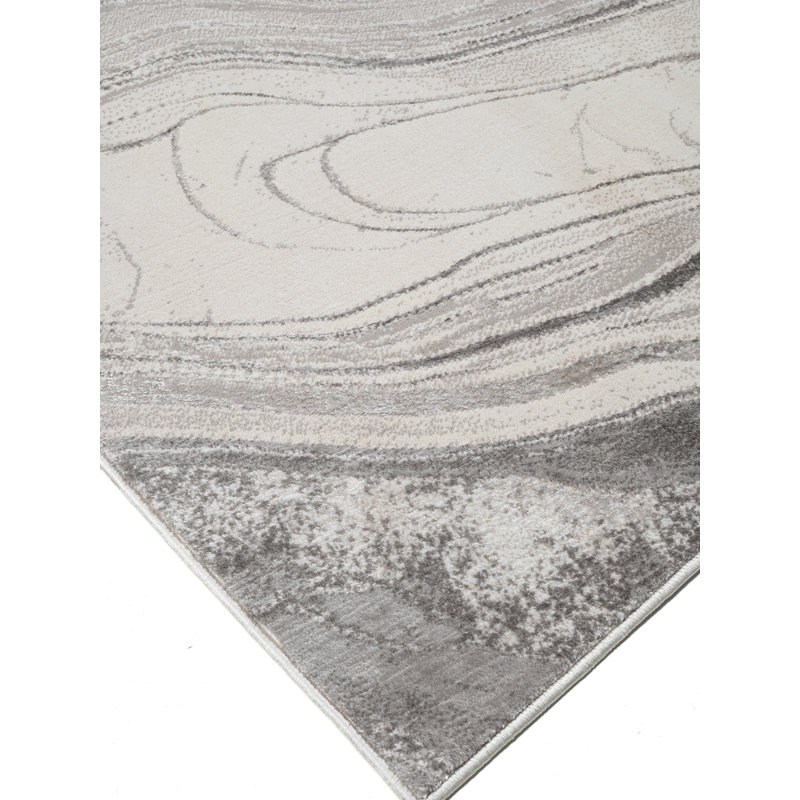Charona Abstract Flatweave Indoor / Outdoor Area Rug, Rectangle 60 x 110 cm