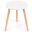 Table basse ronde moderne 16 pouces