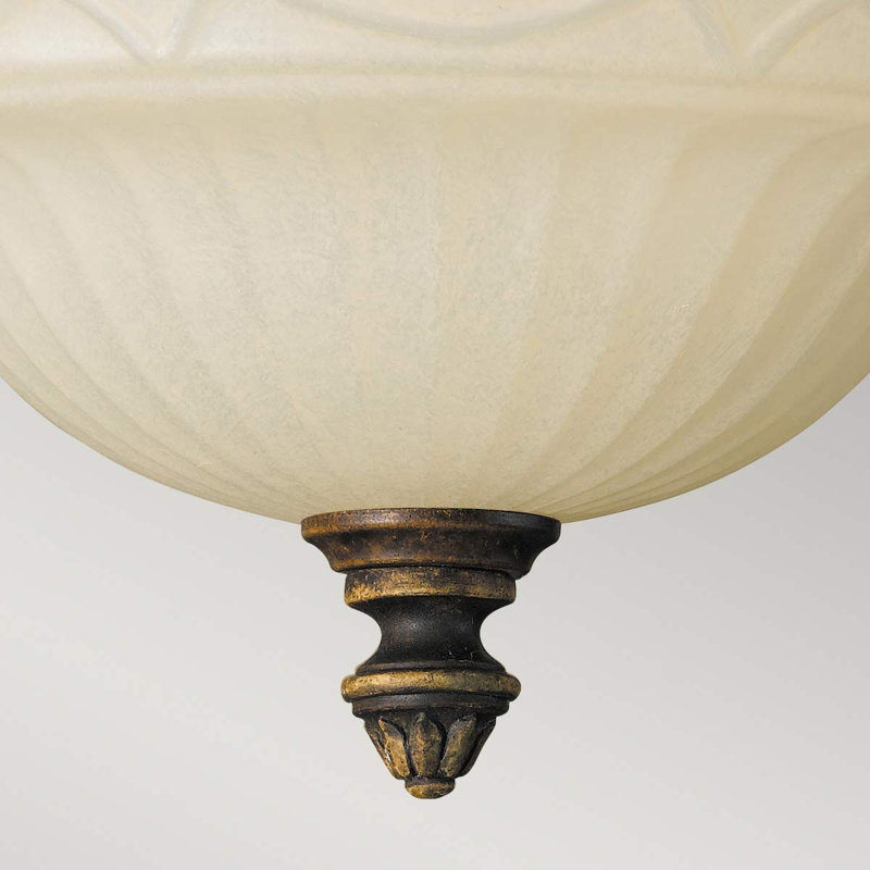 Pritzker Glass Flush Mount
