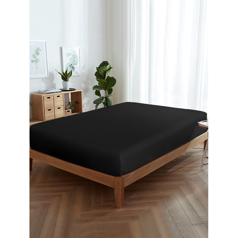 Drap-housse, Très grand, Noir
