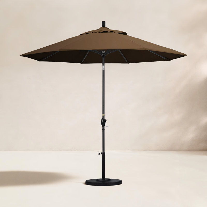 Parasol de marché 9 pi Iuka, Toile toile cacao Sunbrella, 225