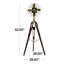 Lampe sur pied brune Kylenn