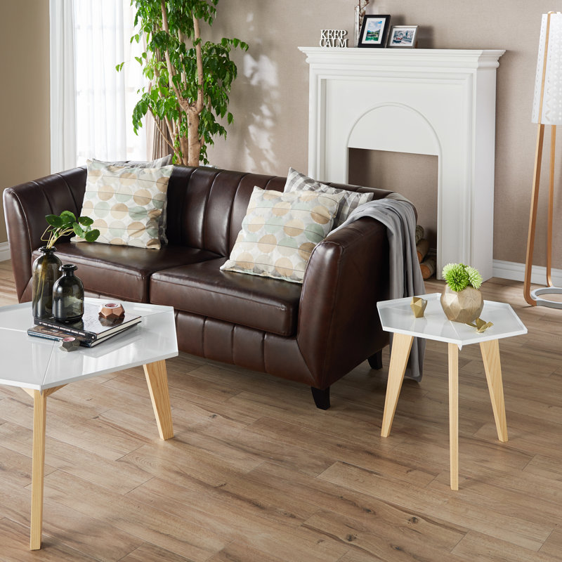 Hetton Tray Top End Table, White