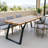 Alvares Rectangular Metal Outdoor Dining Table , 70.75'' in. W 35.5'' in. D